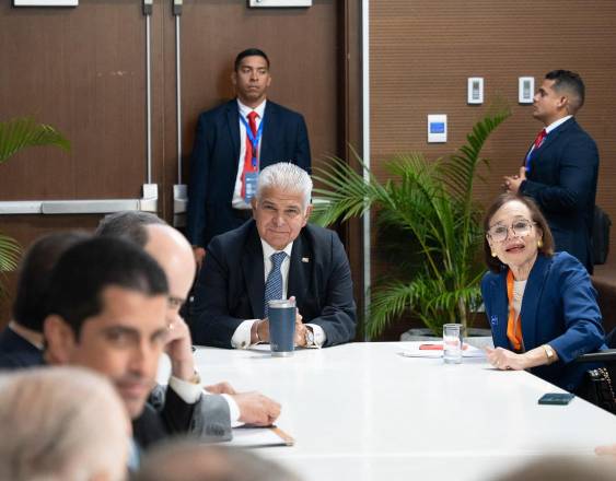 ML | El presidente José Raúl Mulino, durante la reunión.