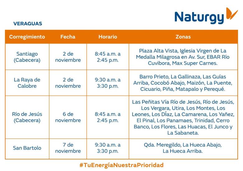 $!AVISO IMPORTANTE: Trabajos de mantenimiento en la red eléctrica del 2 al 8 de noviembre de 2026