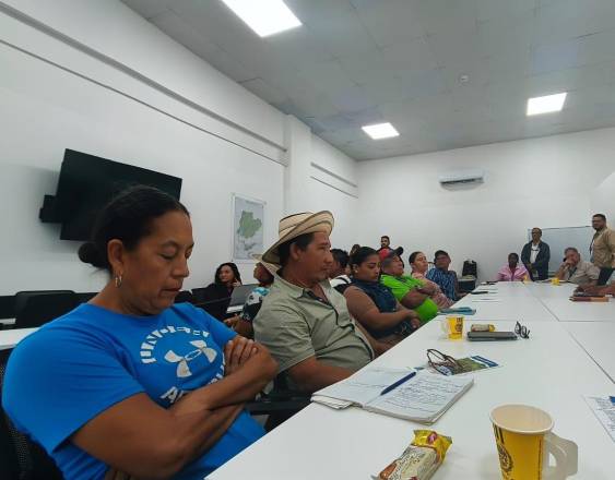 Cortesía | Caficultores durante la reunión.
