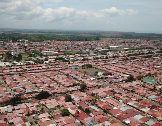ML | Vista aérea de las barriadas que componen el corregimiento de Don Bosco.