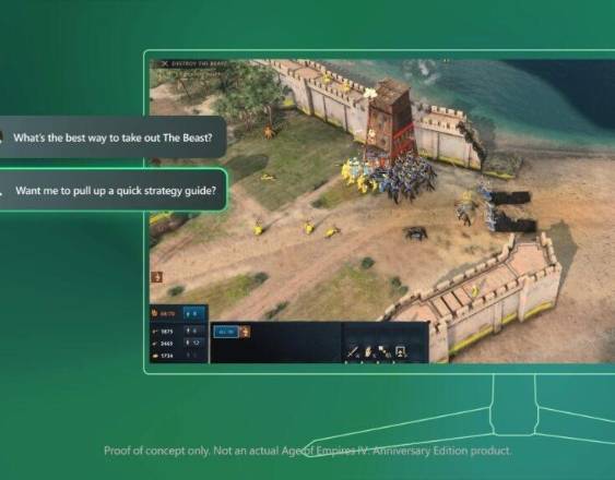 Imagen promocional del asistente 'Copilot for Gaming'.