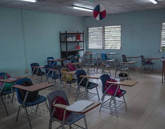 ML | Un salón de clases.