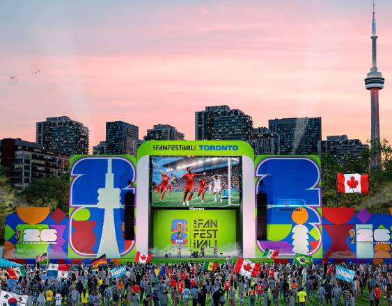 Cortesía FIFA | Imagen sobre el presideño que tendrá el FIFA Fan Festival, en Toronto.