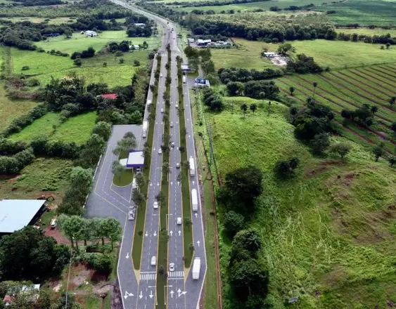 ML | Vista del proyecto de rehabilitación, mejora y mantenimiento de la Panamericana Oeste.
