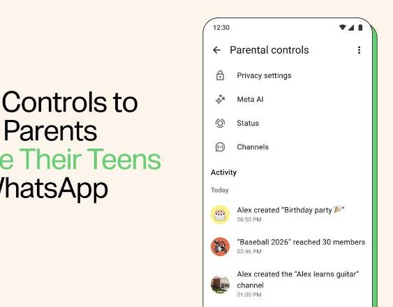 Controles parentales en WhatsApp