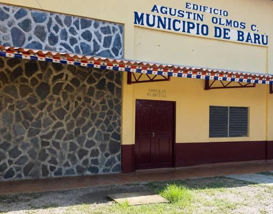 Cortesía | Edificio de la Alcaldía de Barú, en Chiriquí.