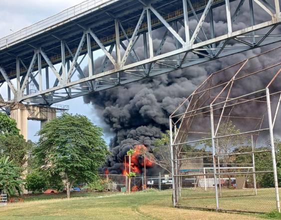 B. PEREA | Vistas del origen del incendio.