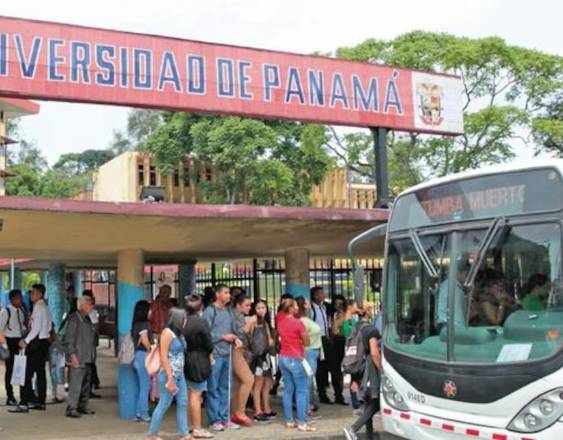 Cortesía | Entrada principal del campus de la Universidad de Panamá en la Vía Simón Bolívar.