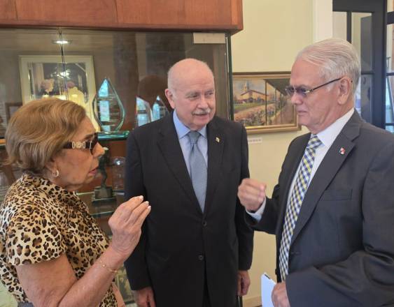 ML | Durante la charla sobre alfabetización constitucional.