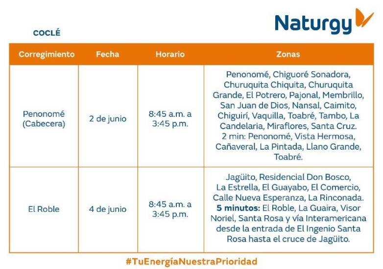 $!AVISO IMPORTANTE: Trabajos de mantenimiento en la red eléctrica del 1 al 7 de junio de 2026