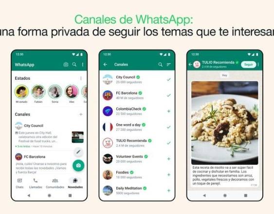 (Foto de ARCHIVO) WhatsApp presenta su nueva herramienta canales.