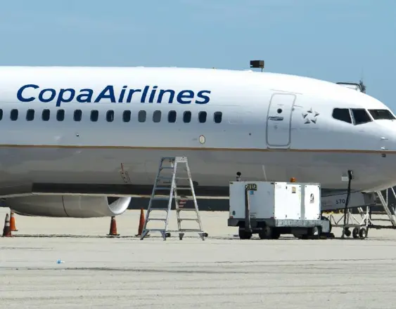 Un avión de la aerolínea Copa Airlines.