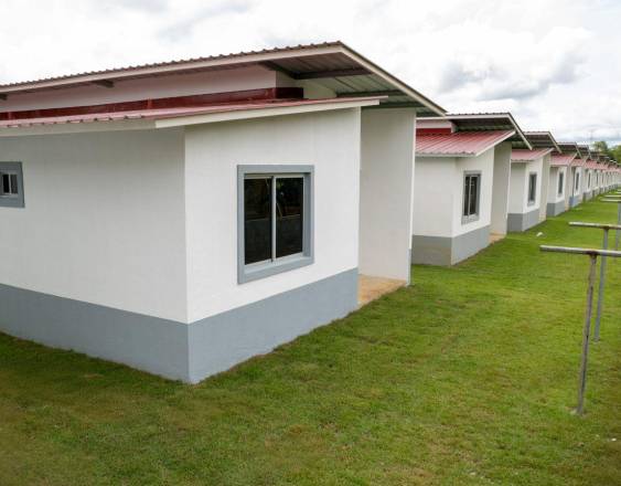 ML | Vista de una viviendas en una barriada.