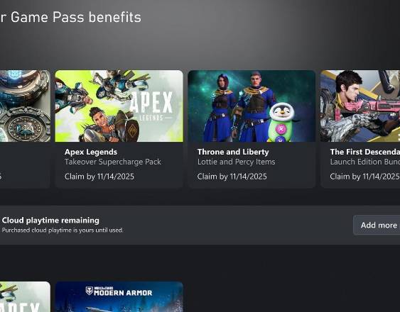 Límite de tiempo de juego en la nube en Game Pass