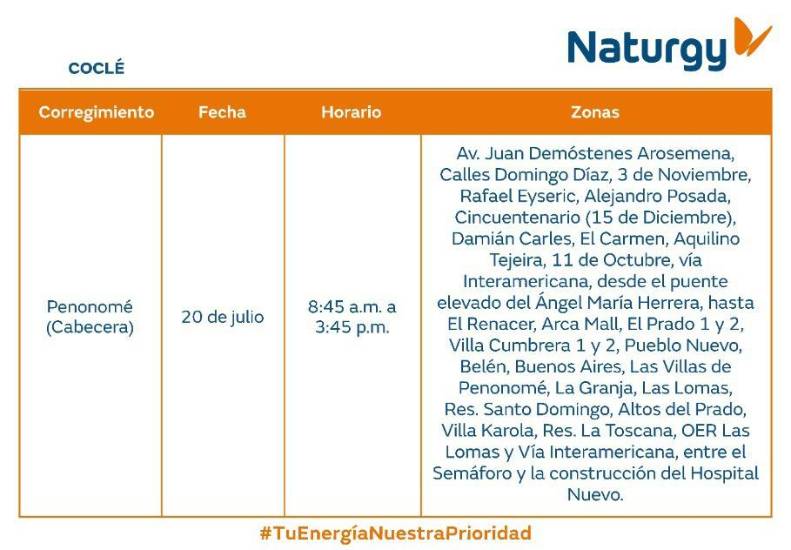 $!AVISO IMPORTANTE: Trabajos de mantenimiento en la red eléctrica del 27 de julio al 2 de agosto de 2026