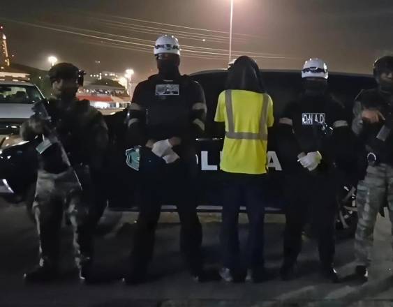 ML | Un ciudadano detenido por la Policía Nacional.