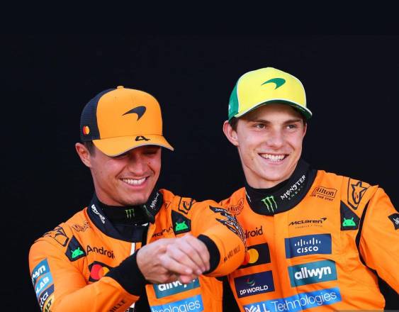 ML | Lando Norris y Oscar Piastri, pilotos de la escudería McLaren.