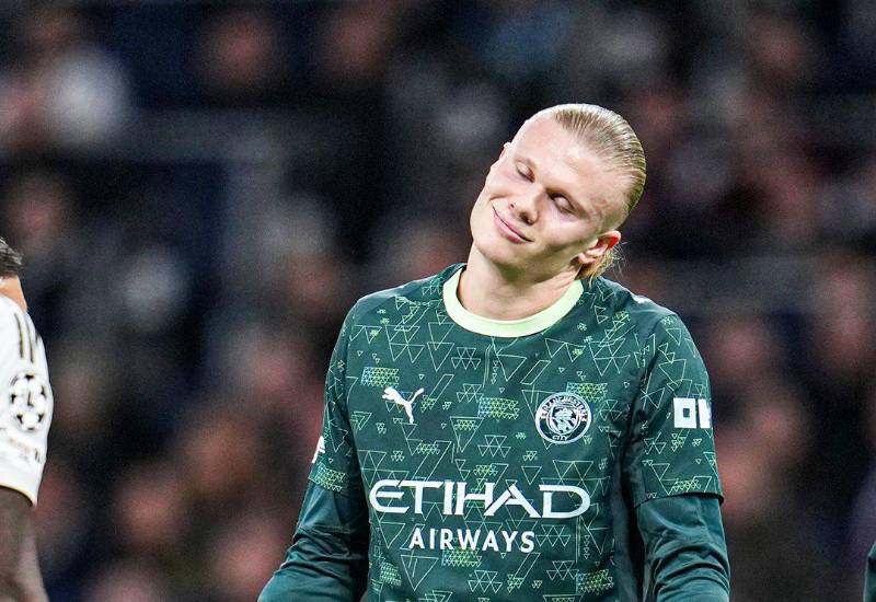 Haaland hace caso a Guardiola como prueba la báscula