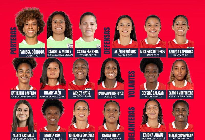 Convocadas a la eliminatoria Concacaf