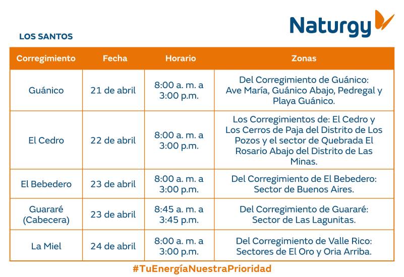 $!Aviso importante: Trabajos de mantenimiento en la red eléctrica del 20 al 26 de abril de 2026
