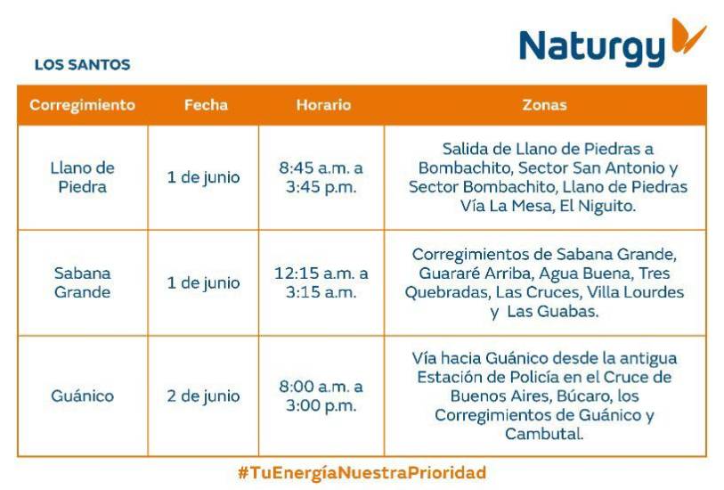 $!AVISO IMPORTANTE: Trabajos de mantenimiento en la red eléctrica del 1 al 7 de junio de 2026