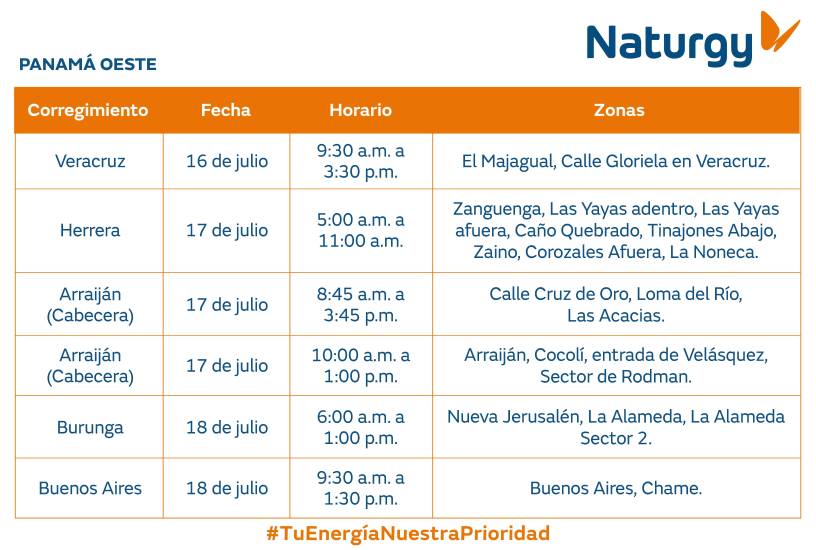 $!Aviso importante: Trabajos de mantenimiento en la red eléctrica del 13 al 19 de julio de 2026