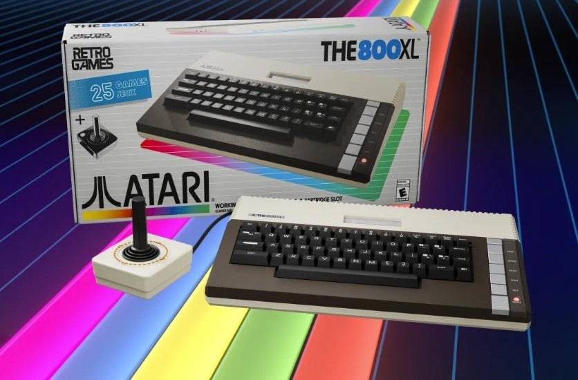 Atari relanza su ordenador clásico 800XL con 25 juegos integrados, salida HDMI y ranura para cartuchos