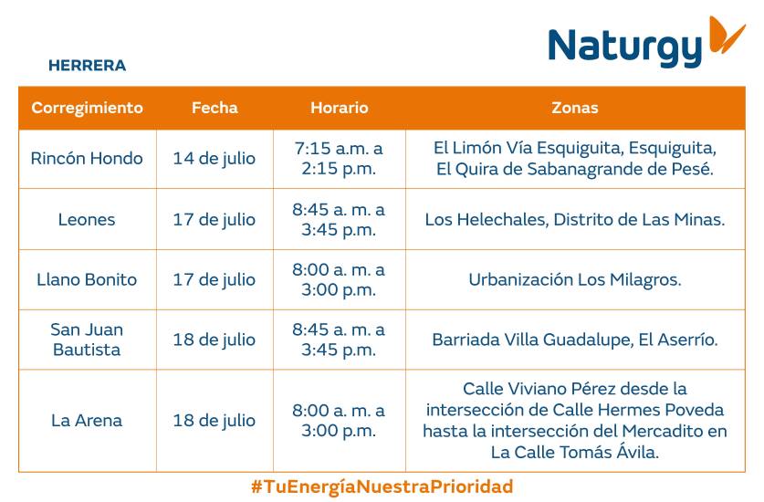 $!Aviso importante: Trabajos de mantenimiento en la red eléctrica del 13 al 19 de julio de 2026