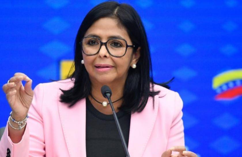 AFP | Delcy Rodríguez como presidenta encargada.