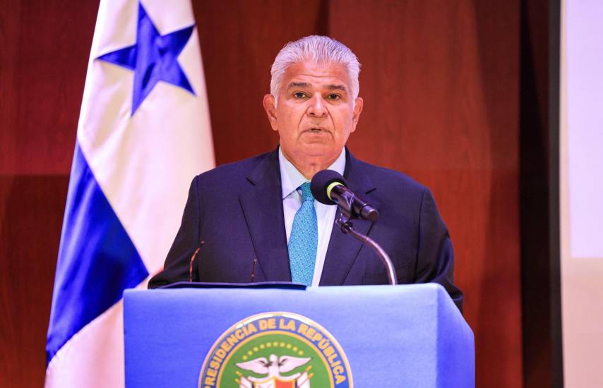 El presidente de la República José Raúl Mulino.