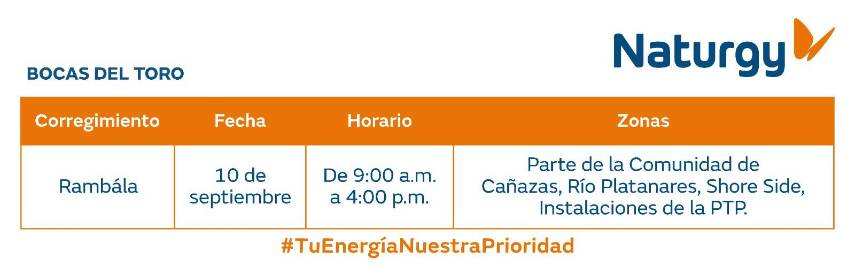 $!AVISO IMPORTANTE: Trabajos de mantenimiento en la red eléctrica del 7 al 13 de septiembre de 2026