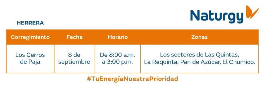 $!AVISO IMPORTANTE: Trabajos de mantenimiento en la red eléctrica del 7 al 13 de septiembre de 2026
