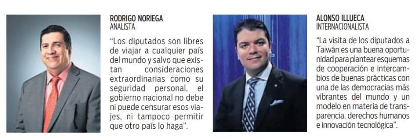 $!La Cancillería rechaza intrusión de diplomacia china