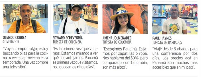 $!Panameños y turistas aprovechan el Panamá Black Week 2023
