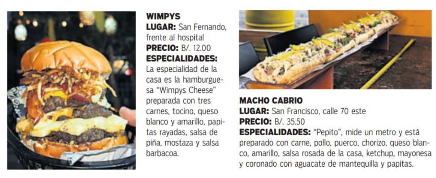 $!El sabor de la comida XL