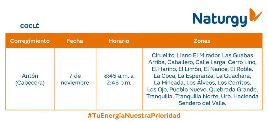 $!AVISO IMPORTANTE: Trabajos de mantenimiento en la red eléctrica del 2 al 8 de noviembre de 2026