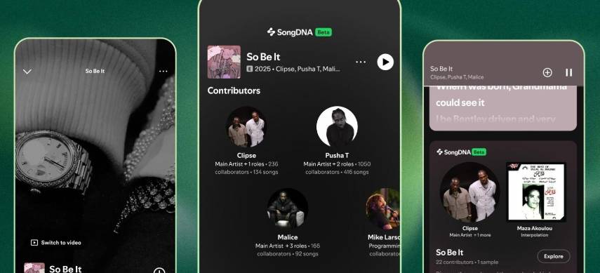 Spotify permite conocer las conexiones creativas detrás una canción con SongDNA