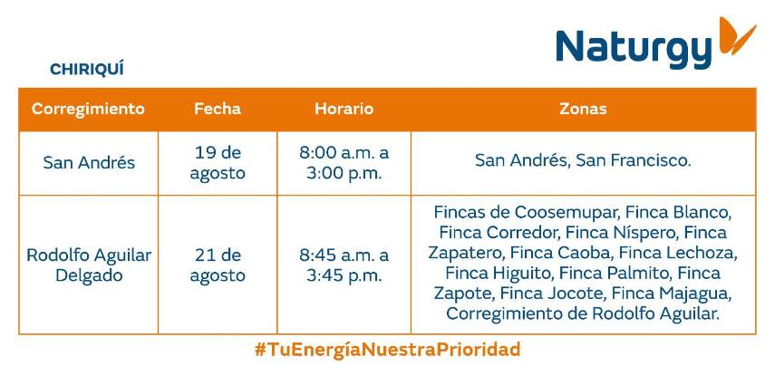 $!Aviso importante: Trabajos de mantenimiento en la red eléctrica del 17 al 23 de agosto de 2026