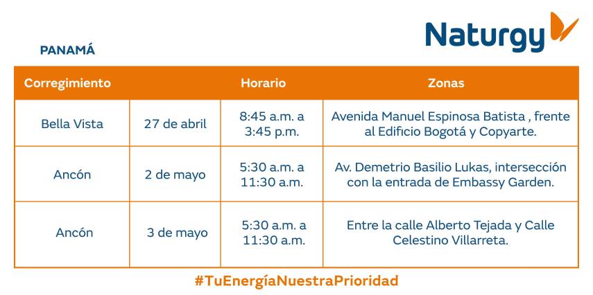 $!AVISO IMPORTANTE: Trabajos de mantenimiento en la red eléctrica del 27 de abril al 3 de mayo de 2026