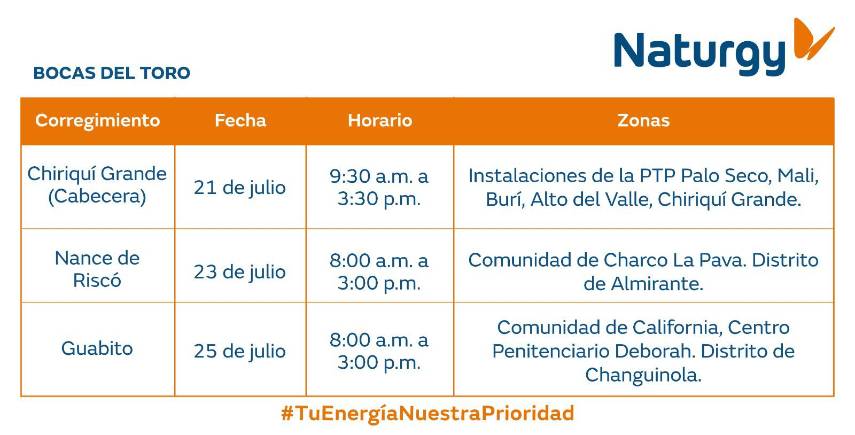 $!AVISO IMPORTANTE: Trabajos de mantenimiento en la red eléctrica del 20 al 26 de julio de 2026