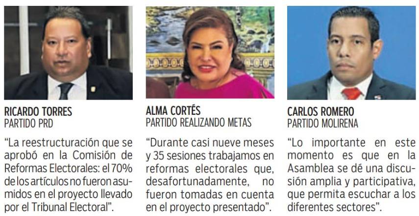 $!Asamblea examinará propuestas de la CNRE