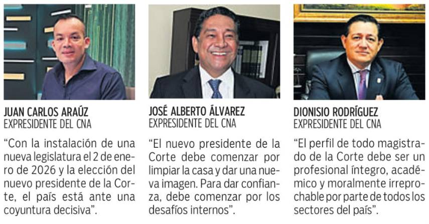 $!Corte Suprema de Justicia debe elegir nuevo presidente en enero