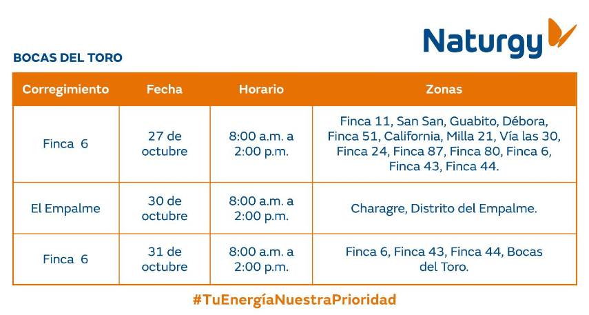 $!Aviso importante: Trabajos de mantenimiento en la red eléctrica del 26 de octubre al 1 de noviembre de 2026
