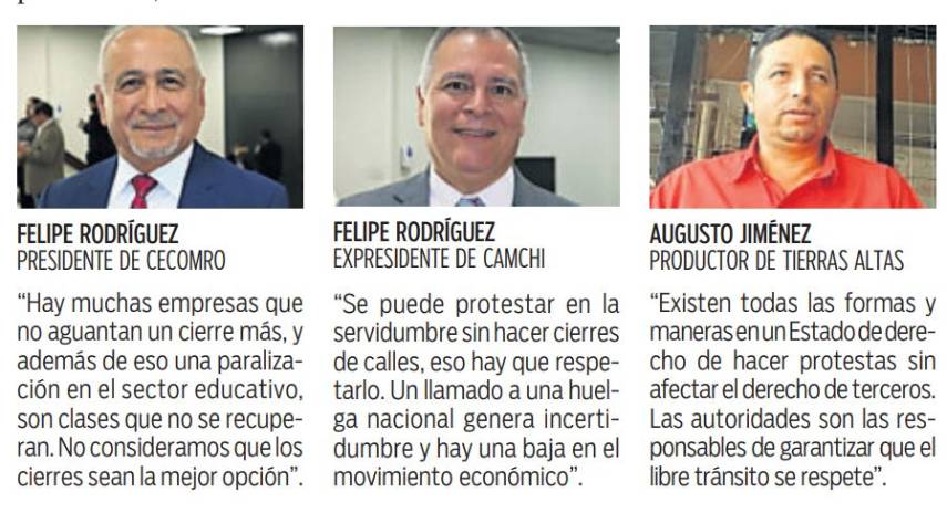 $!En Chiriquí y Bocas del Toro temen impacto de huelgas y cierres de calles