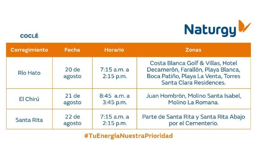$!Aviso importante: Trabajos de mantenimiento en la red eléctrica del 17 al 23 de agosto de 2026