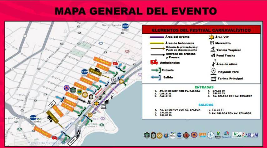 $!La ciudad de Panamá se prepara para el Festival Carnavalístico
