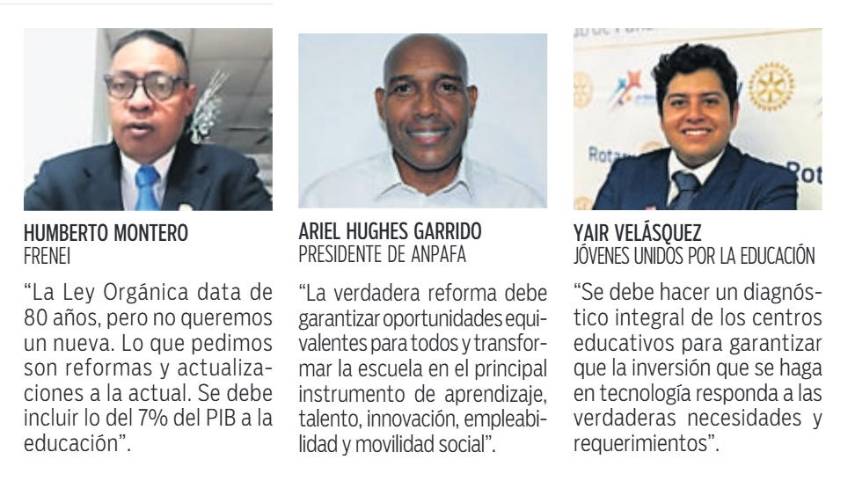 $!Reforma educativa, principal reto de Vega