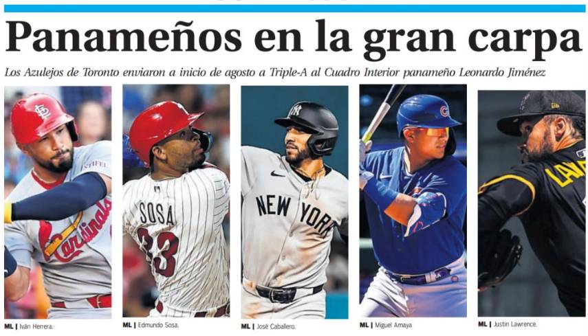 Panameños en la gran carpa