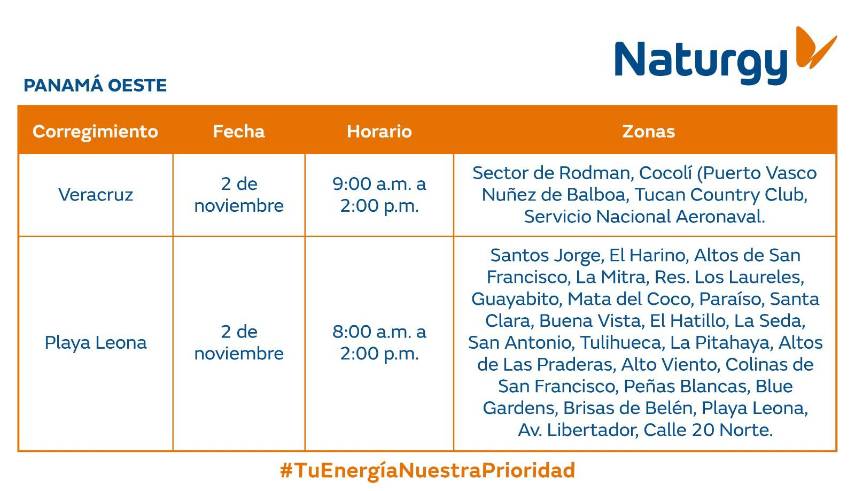 $!AVISO IMPORTANTE: Trabajos de mantenimiento en la red eléctrica del 2 al 8 de noviembre de 2026