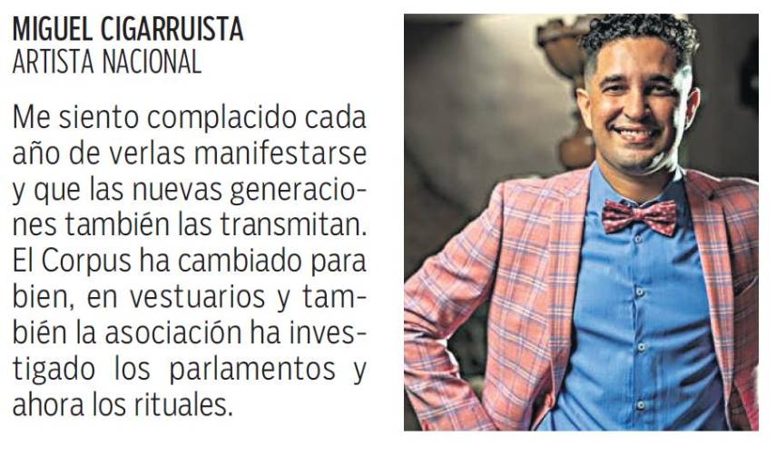$!Máscaras, alfombras y danzas protagonizan el Corpus Christi